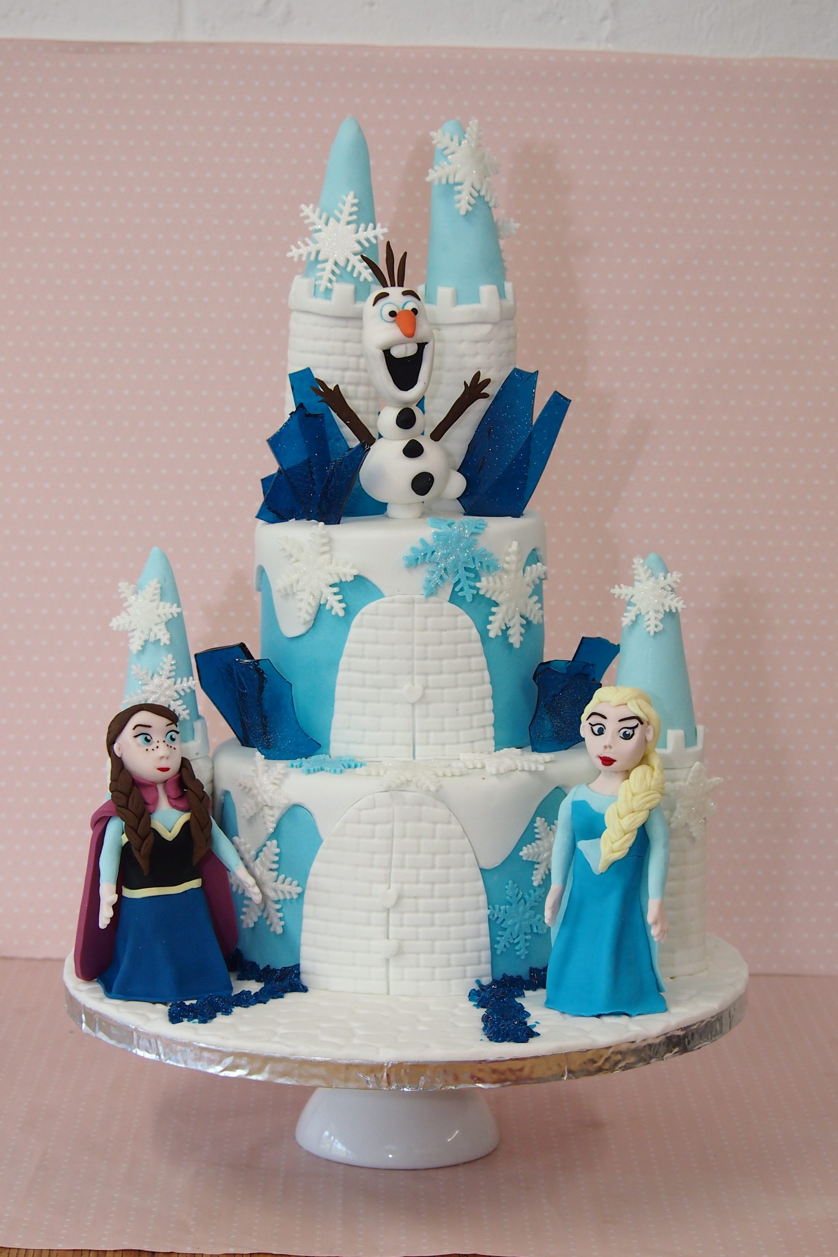 Frozen Castle Cake 2 Tier 40 serves - The Party Room For Kids