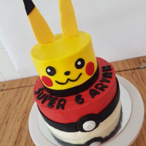 Pikachu Rainbow Drips Cake | Customised Rainbow Cakes in Singapore –  Honeypeachsg Bakery