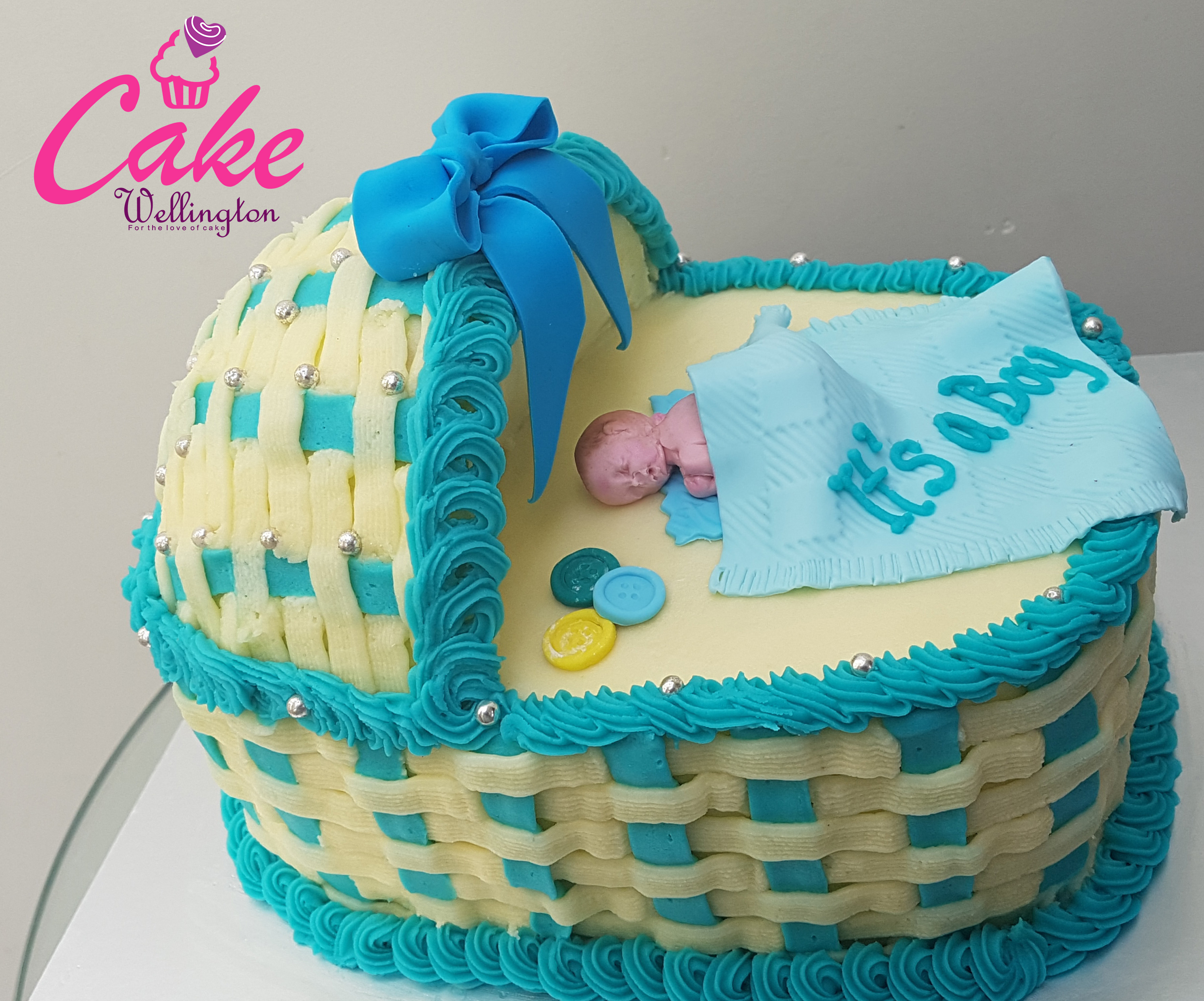 Beautiful Baby Shower Cake Makers Bakers Wellington