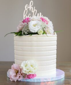 classic fresh floral cake